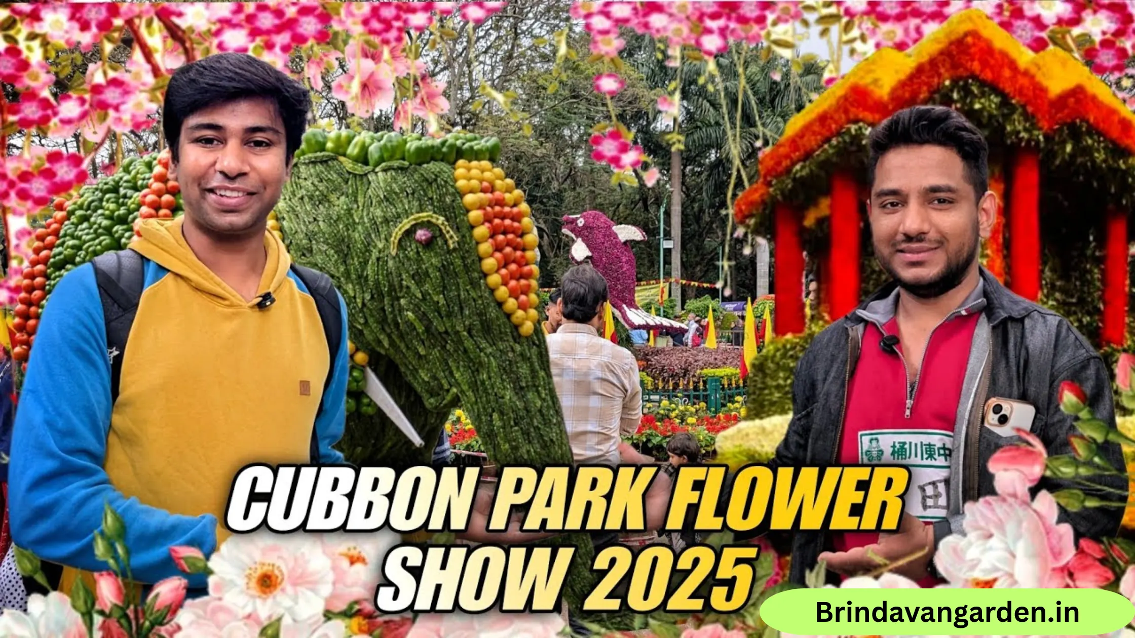 flower show in cubbon park