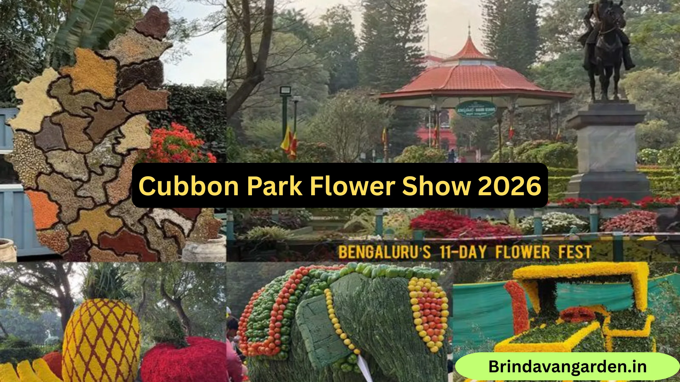 cubbon park flower show 2026